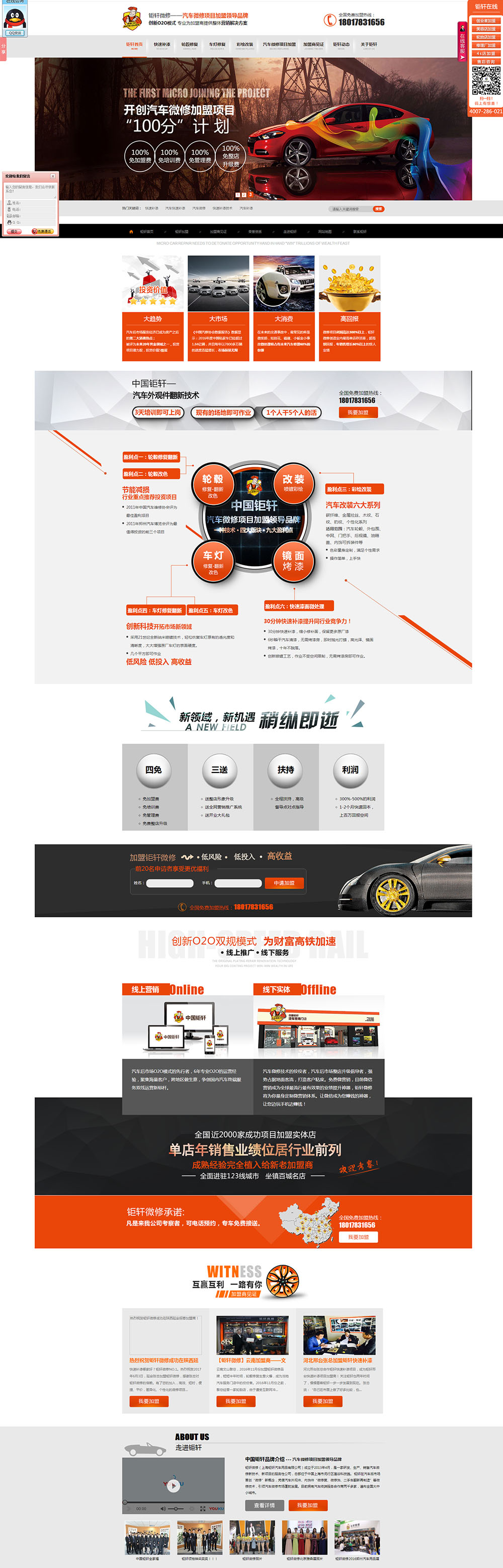 鉅軒汽車用品營(yíng)銷型案例